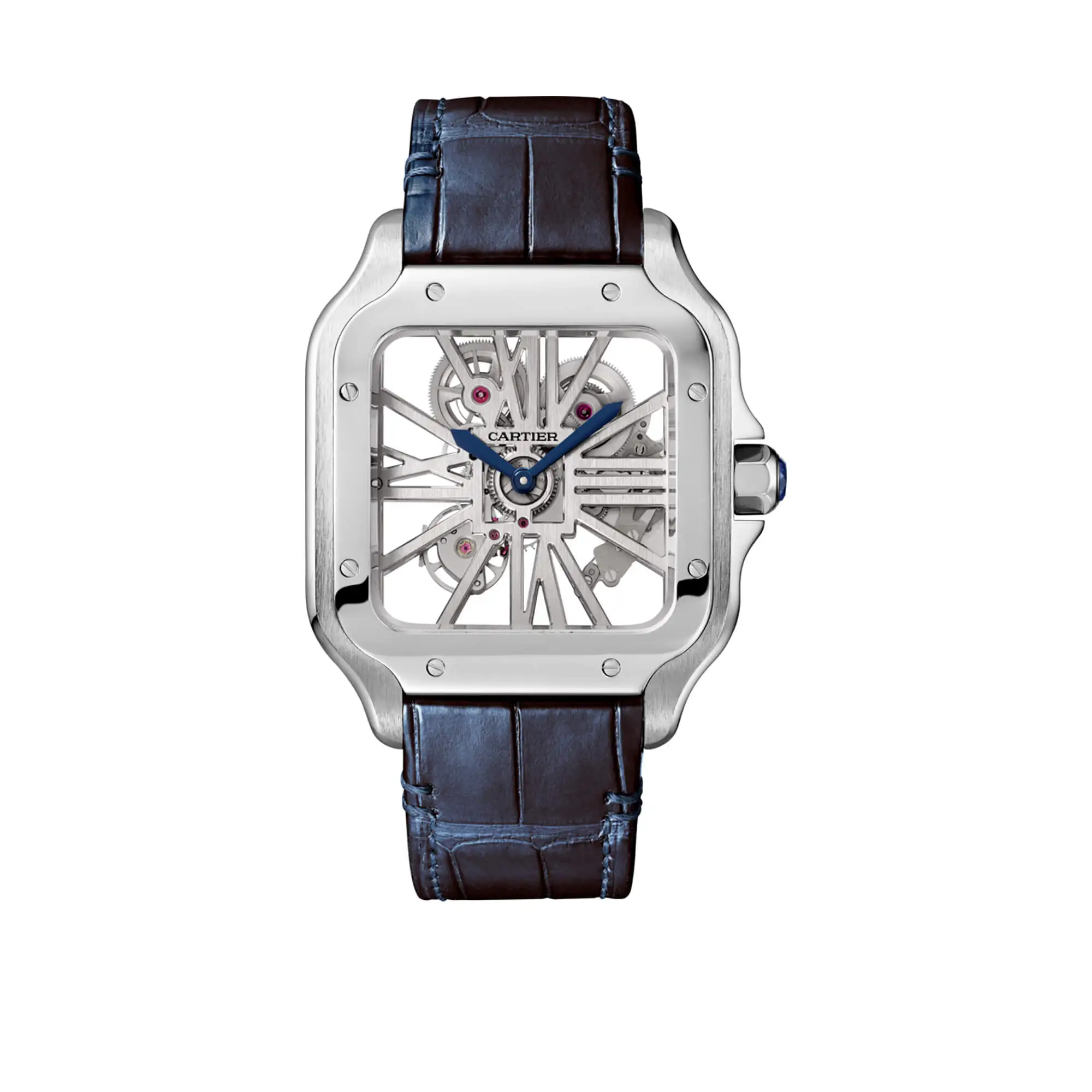 5795d3a0a8de51d787b66b70b5f803f5.webp Cartier Santos de Cartier Skeleton WHSA0007 - 图片 1
