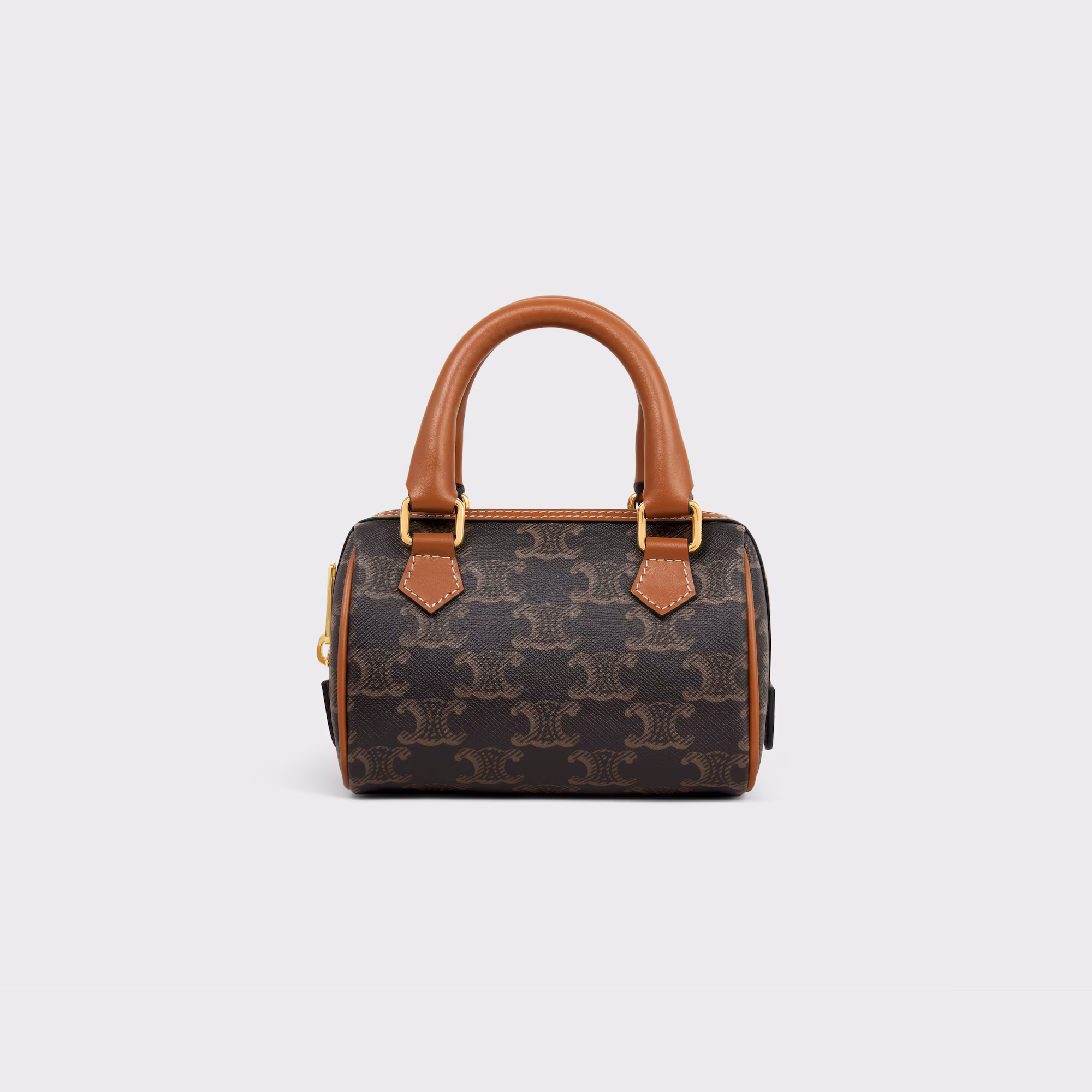 85325fa707b5608e4a78ad87946117b0.webp MINI BOSTON IN TRIOMPHE CANVAS AND CALFSKIN - 图片 1