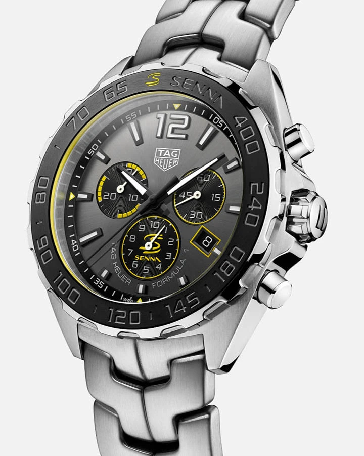 a099048c18bbf79e0d10ee663e0406cd.webp TAG HEUER FORMULA 1 X SENNA Quartz Chronograph - Diameter 43 mm CAZ101AF.BA0637 - 图片 1
