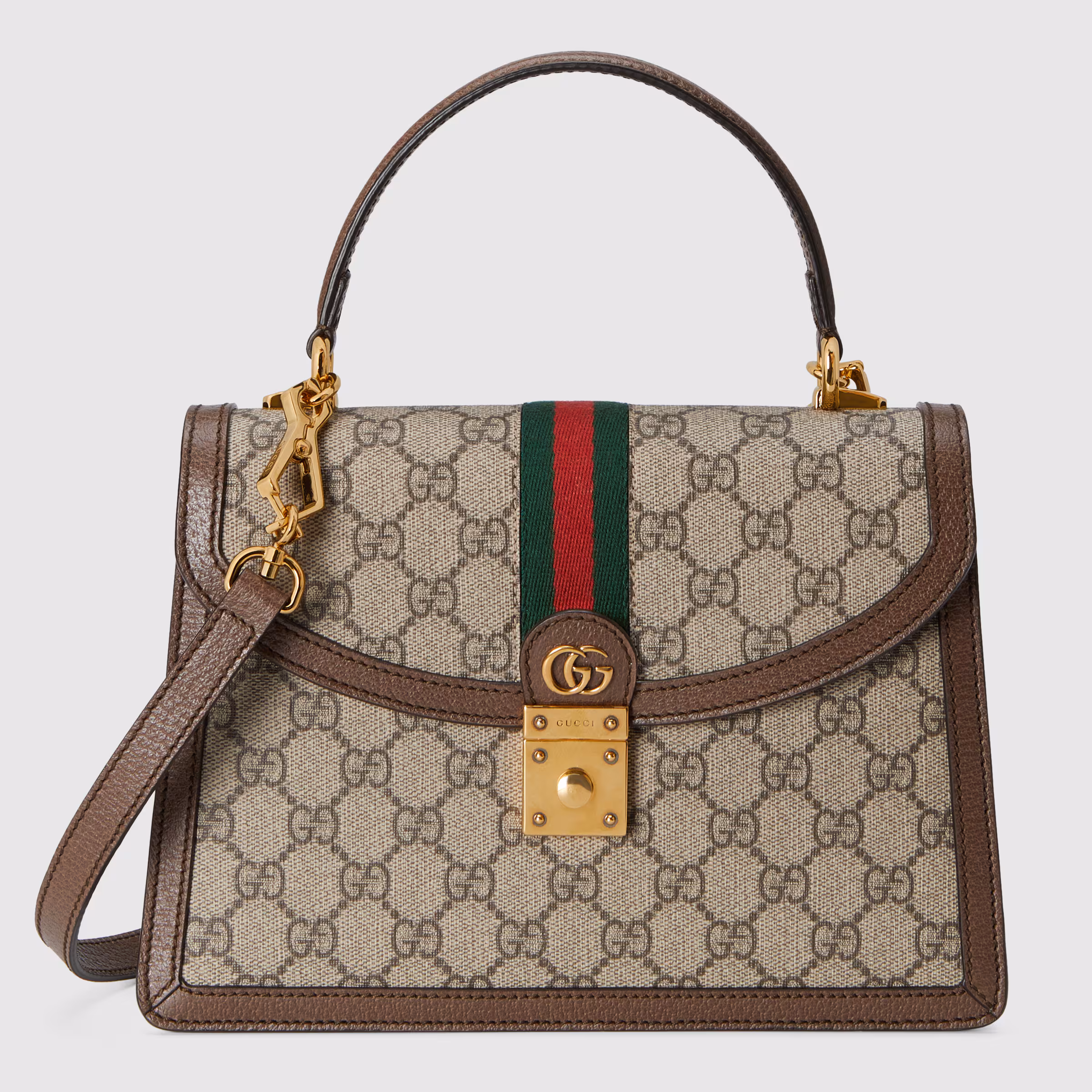 a21847bb33930e75e3103a15de63a99f.webp SAC À MAIN OPHIDIA AVEC BANDE WEB PETITE TAILLE - 图片 1